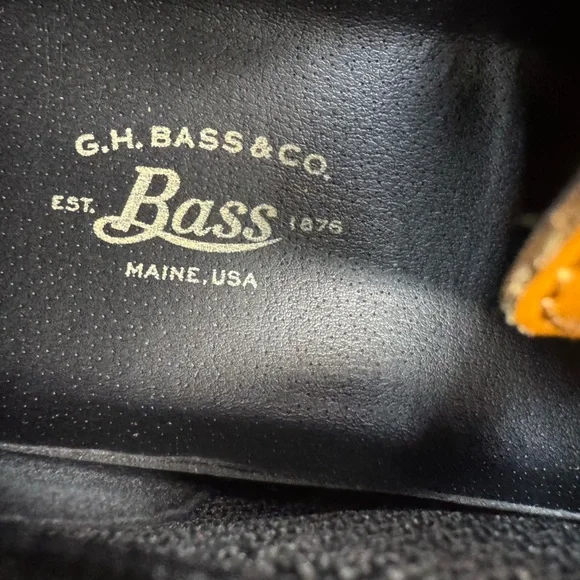 G.H. Bass & Co. Men's Black/Tan Knit 713211X41A Casual Dress Shoes 8 - Picture 8 of 10